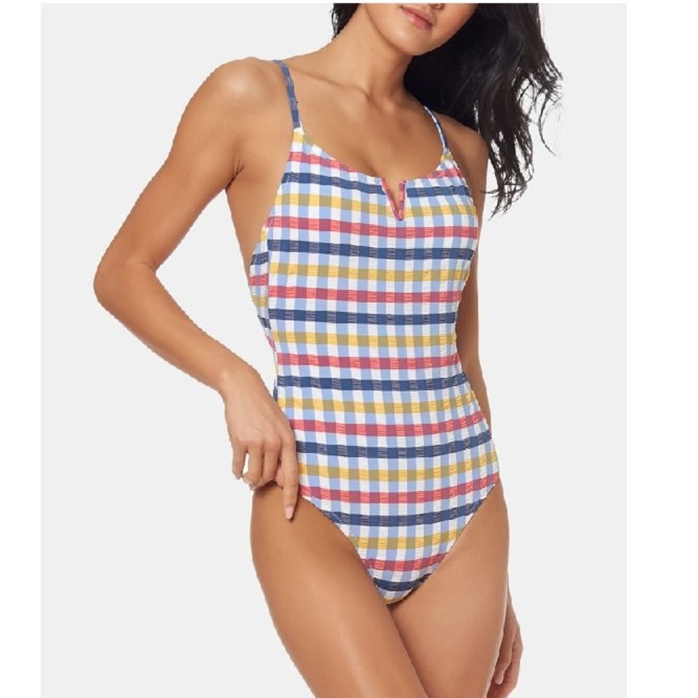 Jessica Simpson Cross-Back Swimsuit